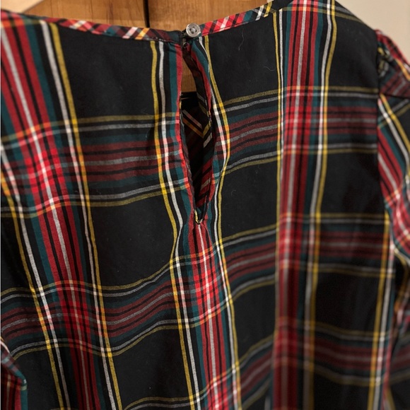 J. Crew Women's Plaid Blouse - Picture 6 of 7